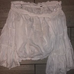 Off shoulder free people blouse